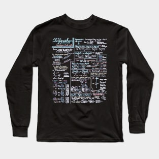 Funny math formula numbers Long Sleeve T-Shirt